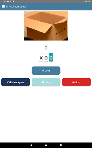 My Aphasia Coach - Image screenshot of android app