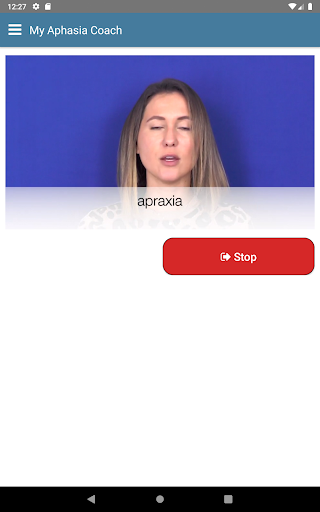 My Aphasia Coach - Image screenshot of android app