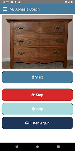 My Aphasia Coach - Image screenshot of android app