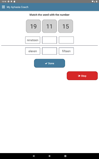 My Aphasia Coach - Image screenshot of android app