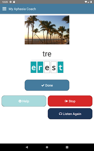 My Aphasia Coach - Image screenshot of android app