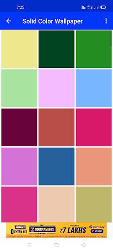 Pure Solid Color Wallpaper HD - Image screenshot of android app
