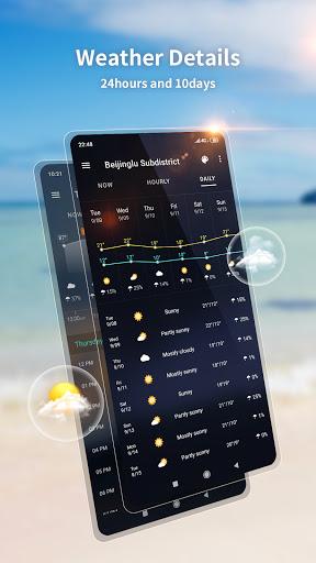 Weather Forecast - Weather Live & Weather Widgets - عکس برنامه موبایلی اندروید