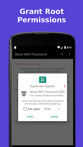Show WiFi Password - عکس برنامه موبایلی اندروید