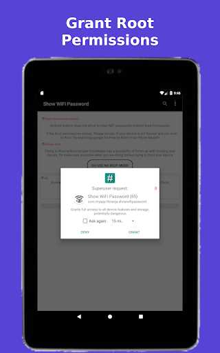 Show WiFi Password - عکس برنامه موبایلی اندروید