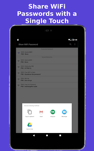 Show WiFi Password - عکس برنامه موبایلی اندروید