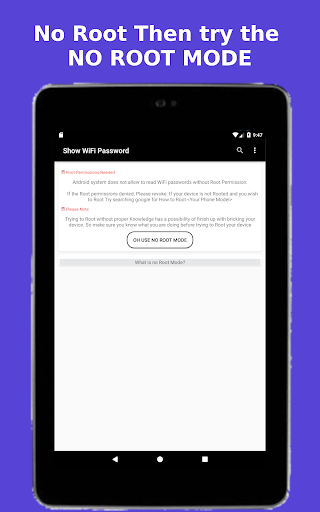 Show WiFi Password - عکس برنامه موبایلی اندروید