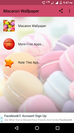 Macaron Wallpaper - Image screenshot of android app
