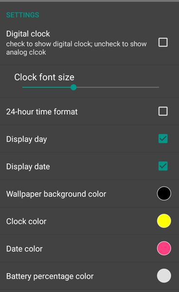 Digital Clock Live Wallpaper - عکس برنامه موبایلی اندروید