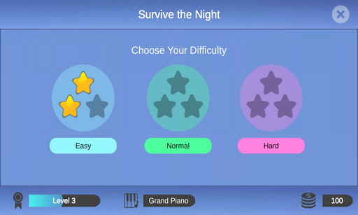 Magic Piano Survive The Night - عکس بازی موبایلی اندروید