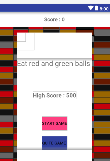 wall and ball - Gameplay image of android game