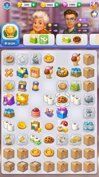 Aisle Secrets: Merge the Drama - Gameplay image of android game