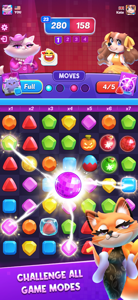 Match Club : PvP Match۳ - عکس بازی موبایلی اندروید