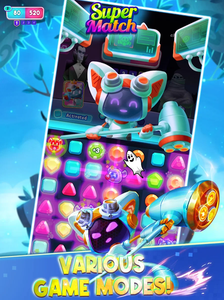 Super Match - PvP Match ۳ - عکس بازی موبایلی اندروید