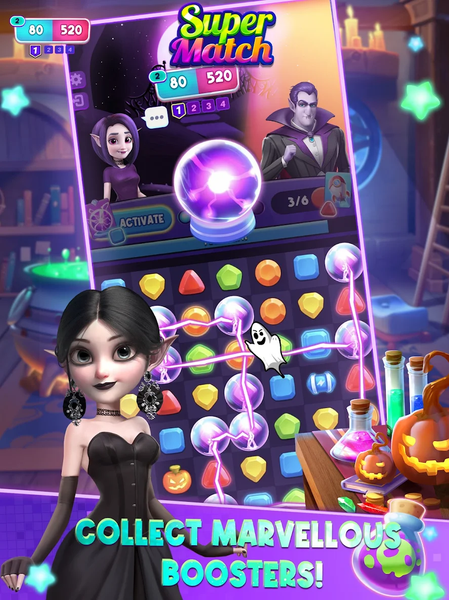 Super Match - PvP Match ۳ - عکس بازی موبایلی اندروید