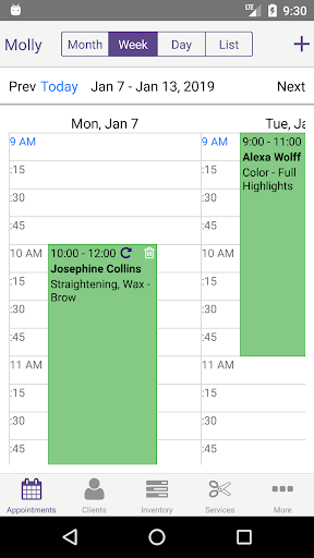 MyCuts - Business Booking App - Image screenshot of android app