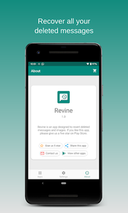 Revine: Recover messages - عکس برنامه موبایلی اندروید