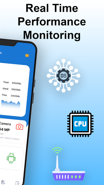 Device Info: CPU & System Info - عکس برنامه موبایلی اندروید