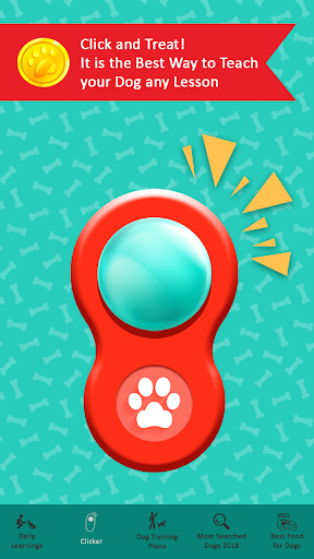 Dog Clicker Puppy Training App - Image screenshot of android app
