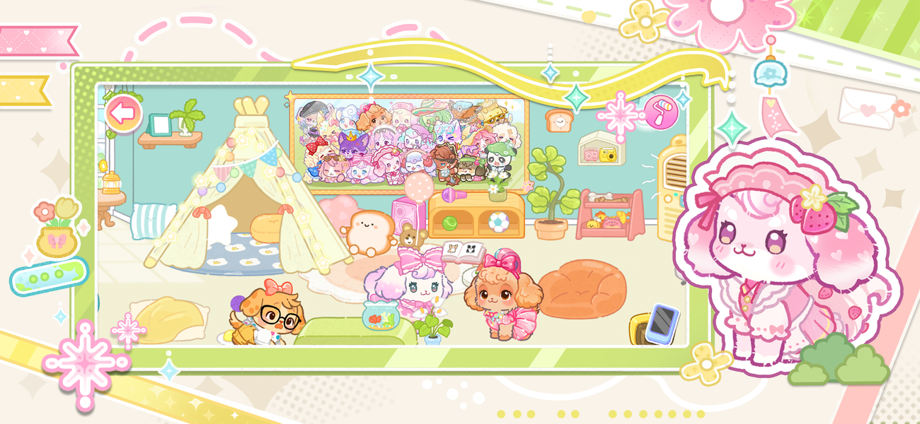 My Dog Town: Animal Sim Games - Gameplay image of android game