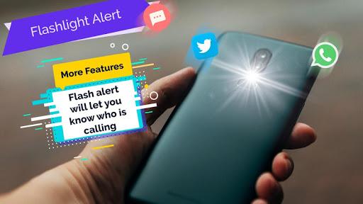 Flash alert notifications : Flash on Call & SMS - Image screenshot of android app