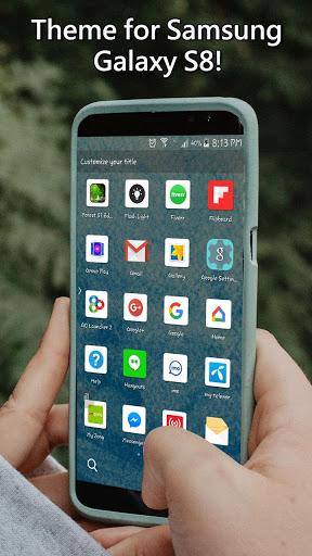 Theme for Samsung Galaxy S۸ launcher, HD wallpaper - عکس برنامه موبایلی اندروید
