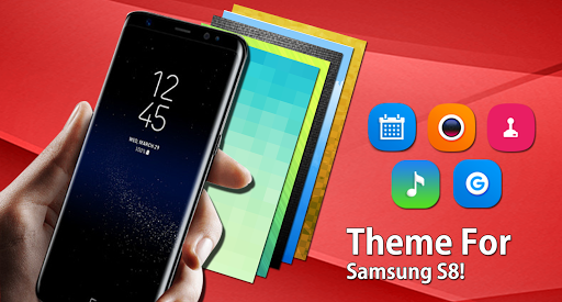 Theme for Samsung Galaxy S8 launcher, HD wallpaper - Image screenshot of android app