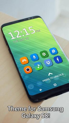 Theme for Samsung Galaxy S۸ launcher, HD wallpaper - عکس برنامه موبایلی اندروید