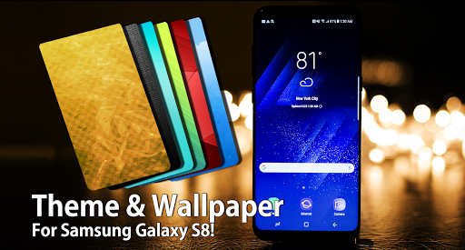 Theme for Samsung Galaxy S۸ launcher, HD wallpaper - عکس برنامه موبایلی اندروید