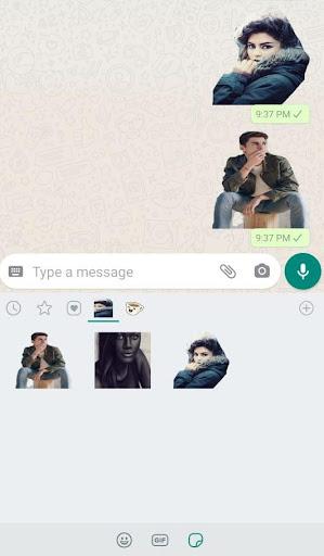 My Face Sticker: Custom WhatsApp Sticker Maker - Image screenshot of android app