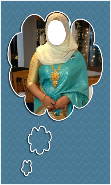 Hijab With Saree Photo Montage - عکس برنامه موبایلی اندروید