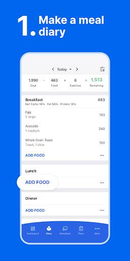 MyFitnessPal: Calorie Counter - Image screenshot of android app