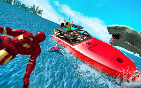 Superhero Iron Robot Rescue Mission 2020 - عکس بازی موبایلی اندروید