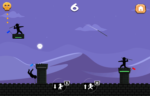 Epic Stickman Knight Hero - Gameplay image of android game