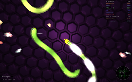 Snake Hunt: Worm io Games Zone - Gameplay image of android game