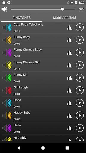 Baby Sounds Ringtones - عکس برنامه موبایلی اندروید