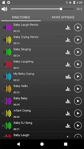 Baby Sounds Ringtones - عکس برنامه موبایلی اندروید