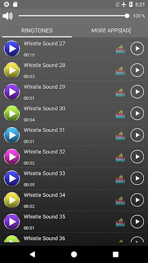 Whistle Sounds & Ringtones - عکس برنامه موبایلی اندروید