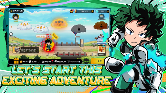 Play My Hero Academia: The Strongest Hero Anime RPG Online for