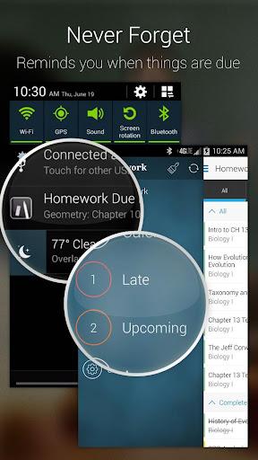 myHomework Student Planner - عکس برنامه موبایلی اندروید