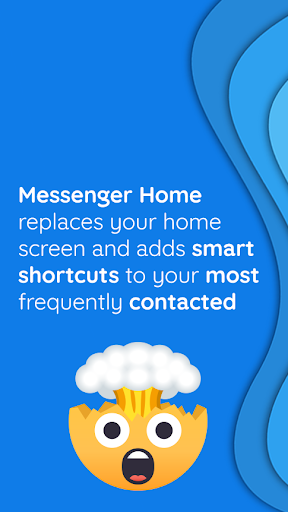 Messenger Home - SMS Launcher - عکس برنامه موبایلی اندروید