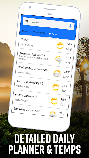 Weather Home & Radar Launcher - Image screenshot of android app