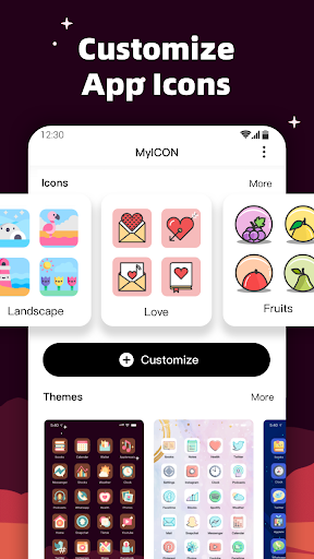 MyICON - Icon Changer, Themes - عکس برنامه موبایلی اندروید