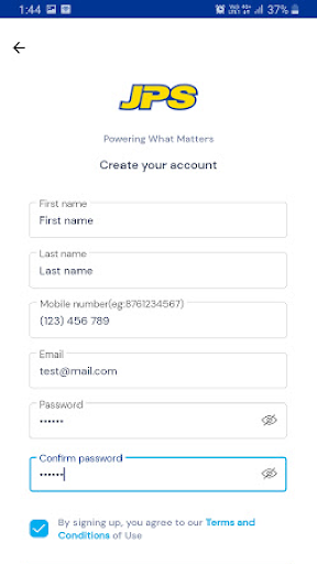 MyJPS - Image screenshot of android app