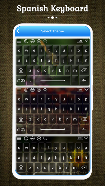 Spanish Keyboard - عکس برنامه موبایلی اندروید