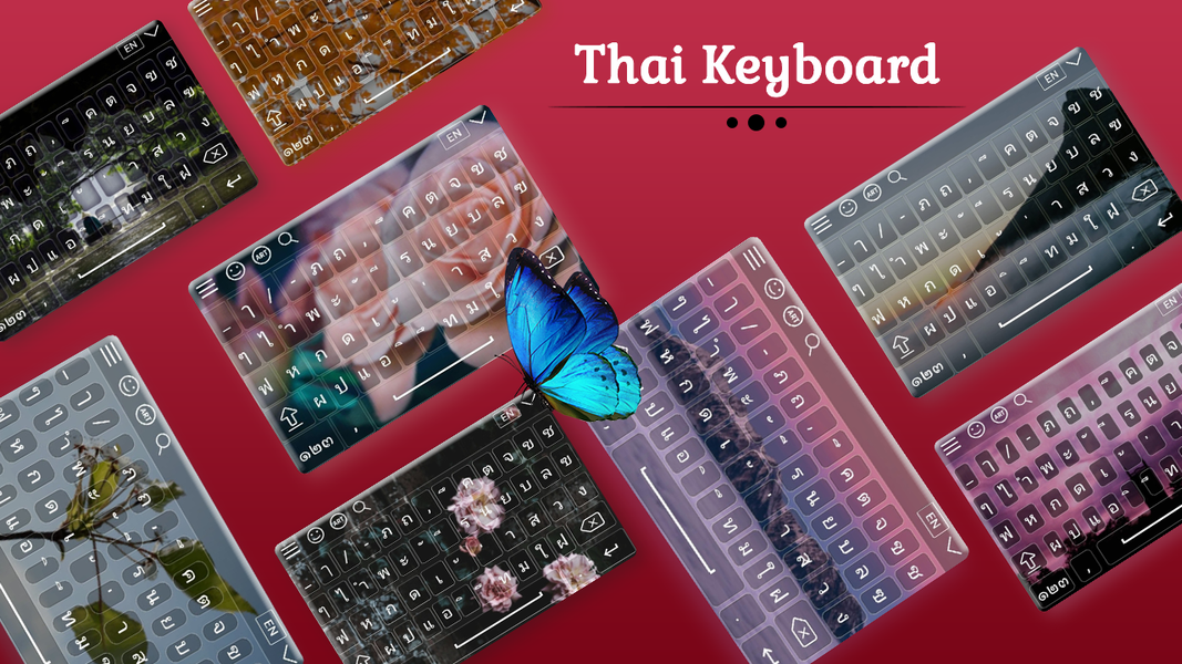 Thai Keyboard - Image screenshot of android app