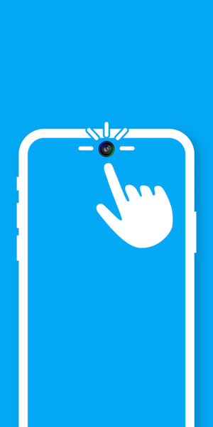 Touch The Notch- Action Button - Image screenshot of android app