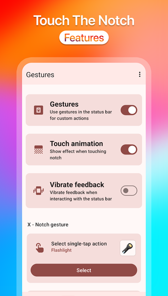 iCenter OS ۱۷: X - Notch - عکس برنامه موبایلی اندروید