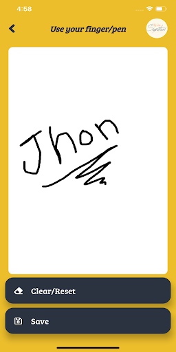 My Live Signature - Image screenshot of android app
