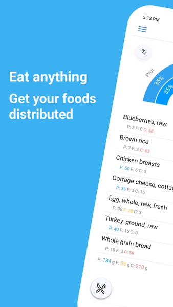 EatFit | Calorie counter - عکس برنامه موبایلی اندروید